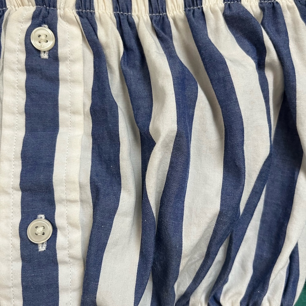 Repurposed Men’s Shirt Tube Top